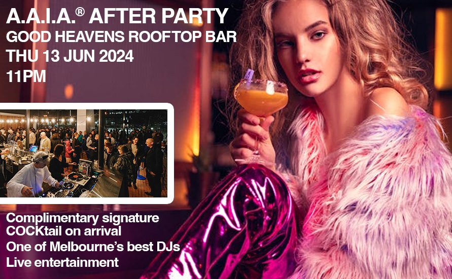 AAIA 2024 After party Banner